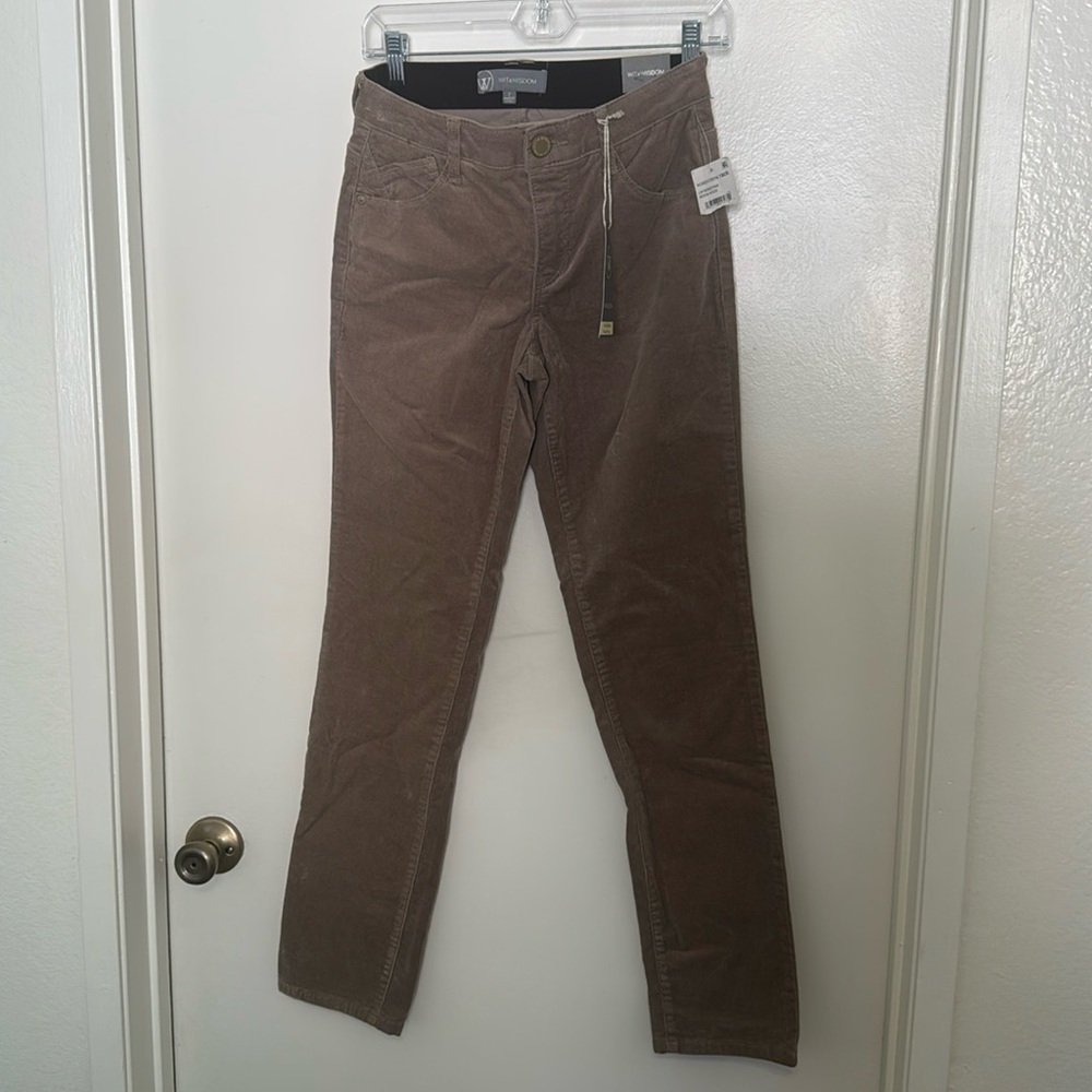 NWT Wit & Wisdom cord pants 2